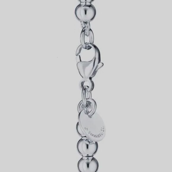 Tiffany & Co. Silver Bracelet With Turquoise Heart Charm - Picture 4 of 6